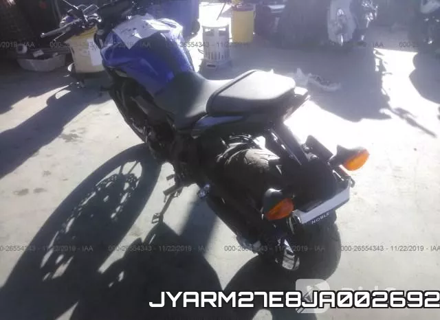 JYARM27E8JA002692 фото 4