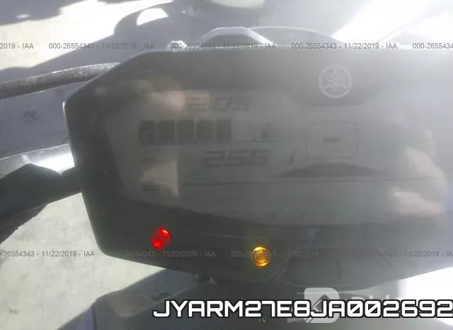 JYARM27E8JA002692 фото 8