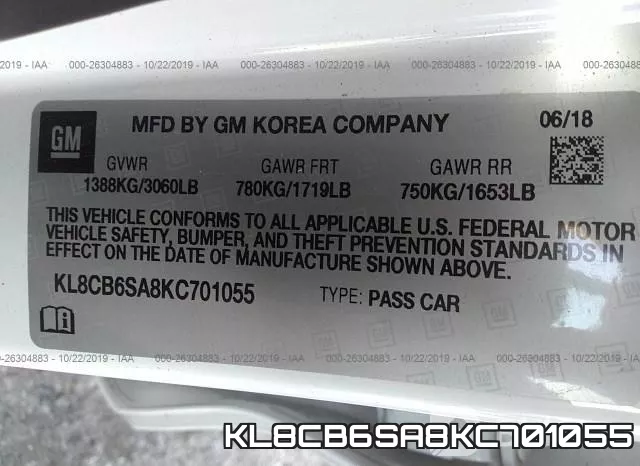 KL8CB6SA8KC701055 фото 10