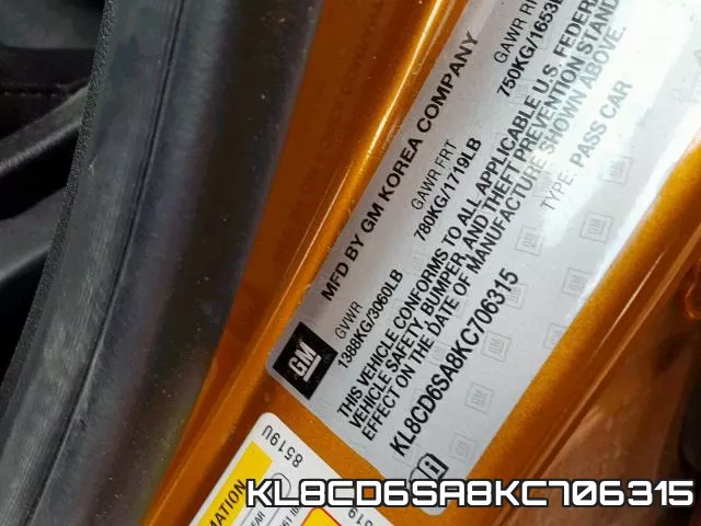 KL8CD6SA8KC706315 фото 2