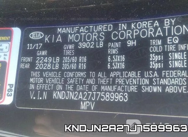 KNDJN2A27J7589963 фото 10