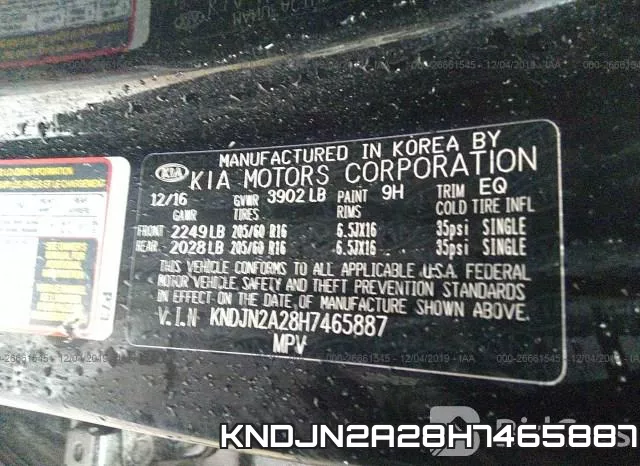 KNDJN2A28H7465887 фото 10
