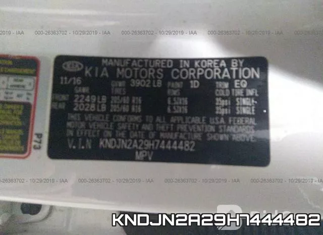 KNDJN2A29H7444482 фото 10