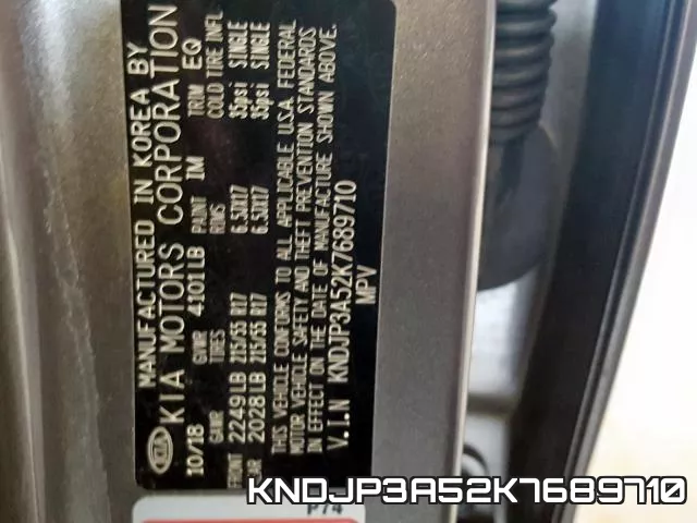 KNDJP3A52K7689710 фото 2