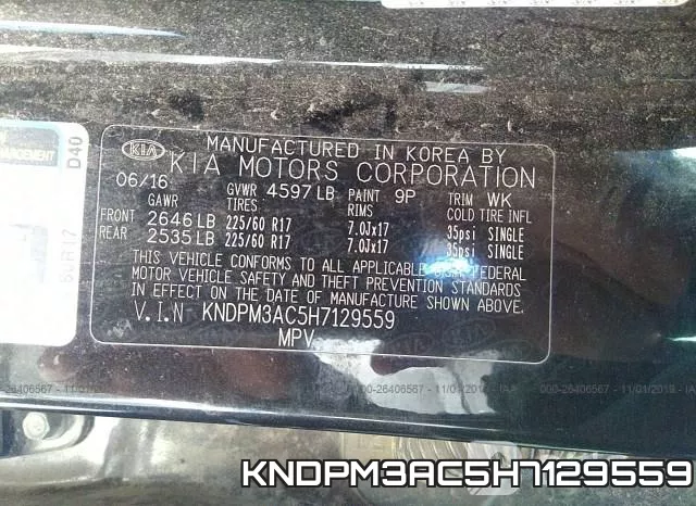 KNDPM3AC5H7129559 фото 8