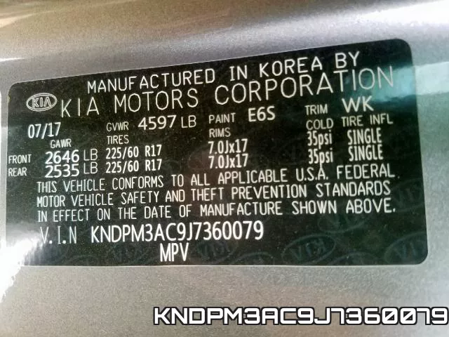 KNDPM3AC9J7360079 фото 2
