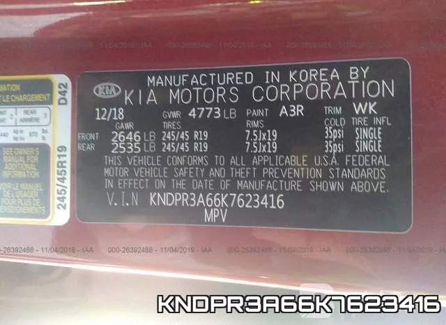 KNDPR3A66K7623416 фото 10
