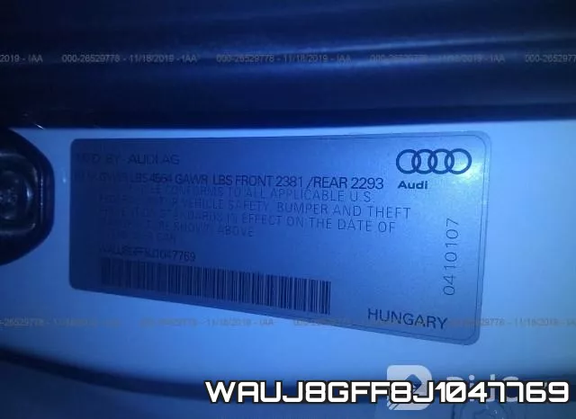 WAUJ8GFF8J1047769 фото 10
