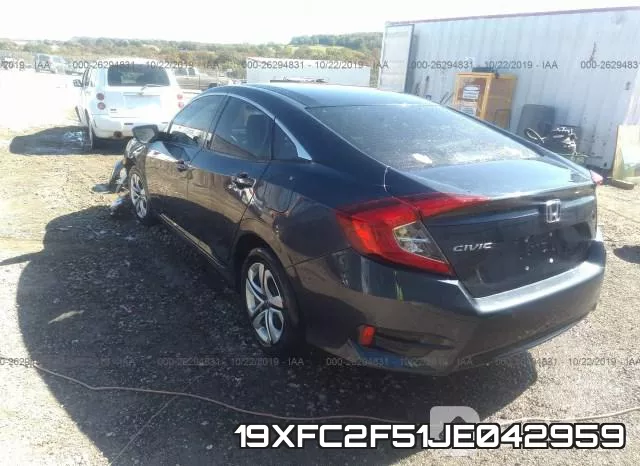 19XFC2F51JE042959 фото 3