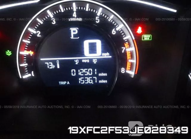 19XFC2F53JE028349 фото 8