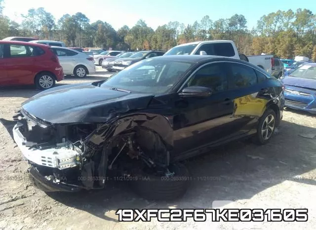 19XFC2F67KE031605 фото 3