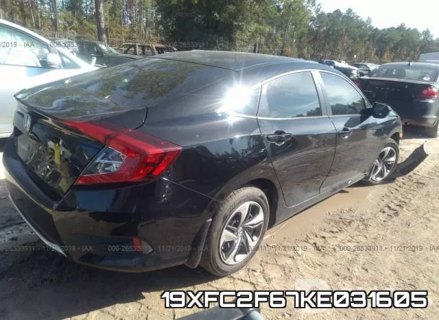 19XFC2F67KE031605 фото 5