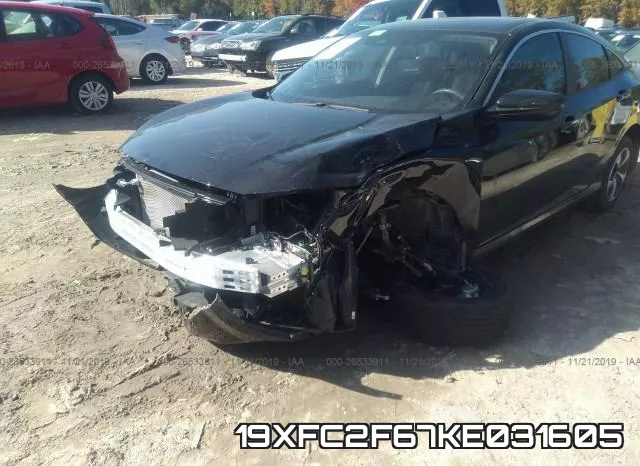 19XFC2F67KE031605 фото 7
