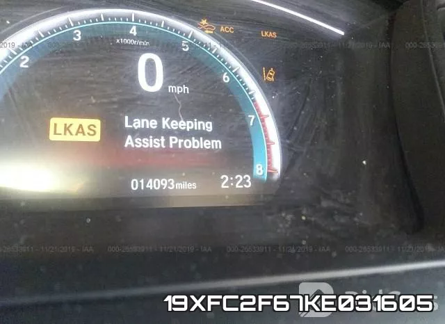 19XFC2F67KE031605 фото 8