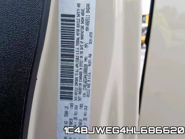 1C4BJWEG4HL686620 фото 2