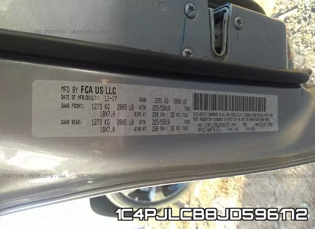 1C4PJLCB8JD596172 фото 7
