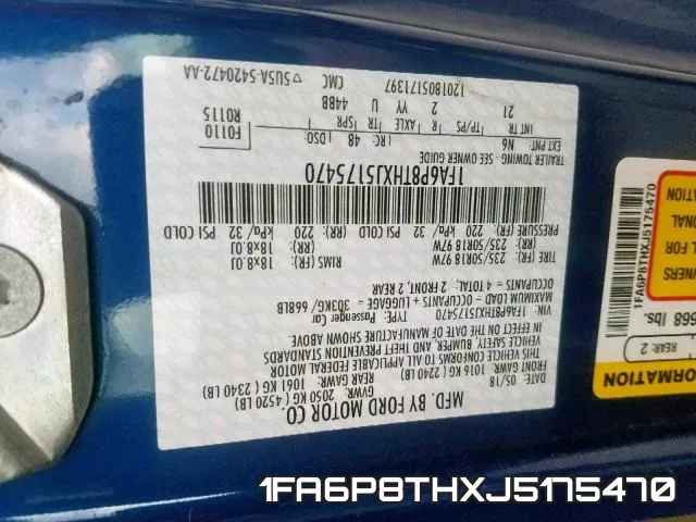 1FA6P8THXJ5175470 фото 2