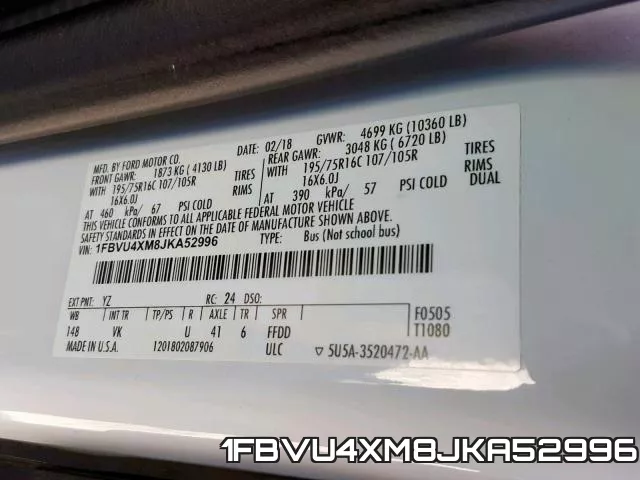 1FBVU4XM8JKA52996 фото 2