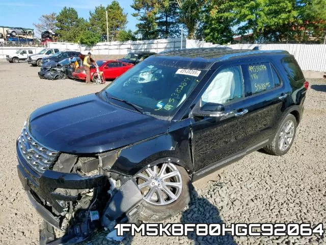 1FM5K8F80HGC92064 фото 2