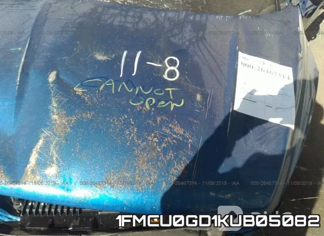 1FMCU0GD1KUB05082 фото 2