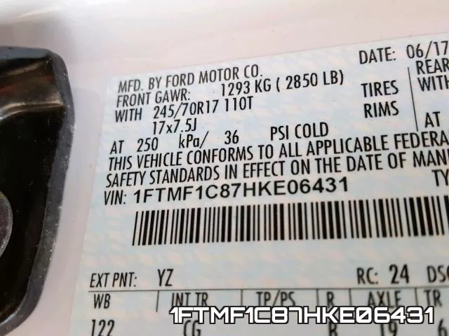1FTMF1C87HKE06431 фото 2