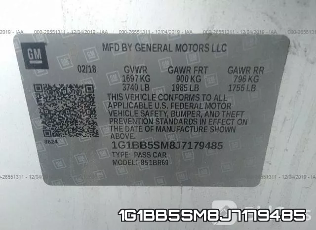 1G1BB5SM8J7179485 фото 7