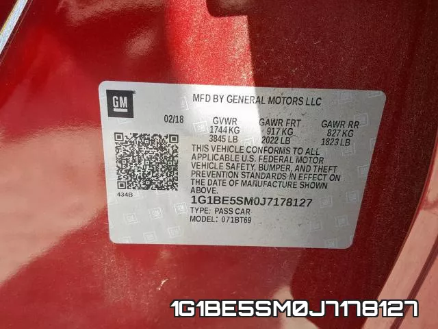 1G1BE5SM0J7178127 фото 2