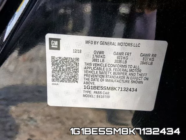 1G1BE5SM8K7132434 фото 2