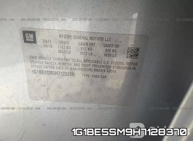 1G1BE5SM9H7128370 фото 10