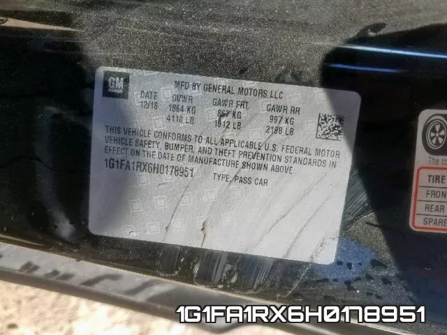 1G1FA1RX6H0178951 фото 2