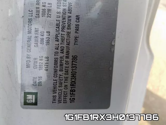 1G1FB1RX3H0137786 фото 2