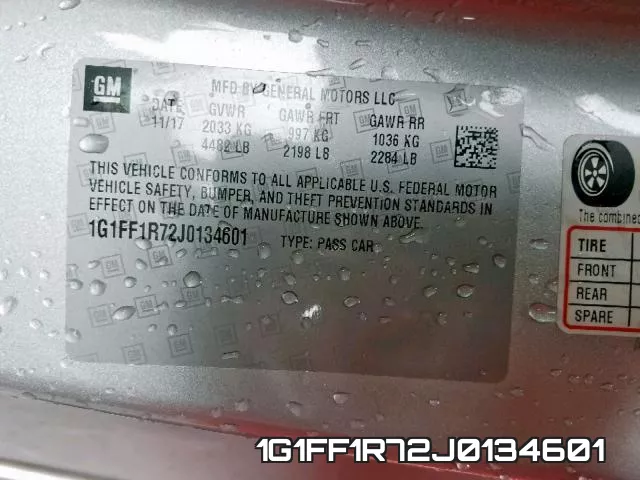 1G1FF1R72J0134601 фото 2