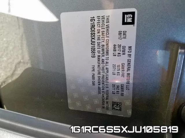 1G1RC6S5XJU105819 фото 2