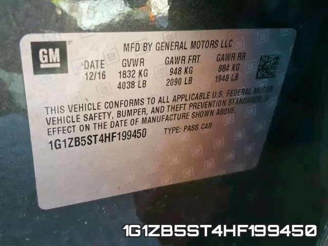 1G1ZB5ST4HF199450 фото 2