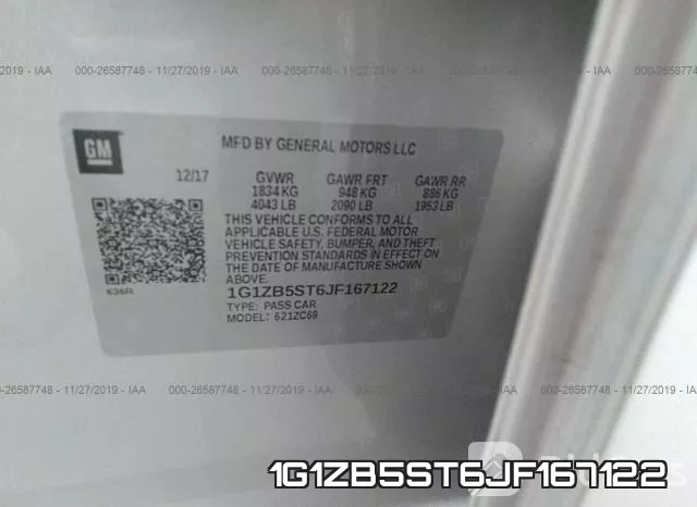 1G1ZB5ST6JF167122 фото 9