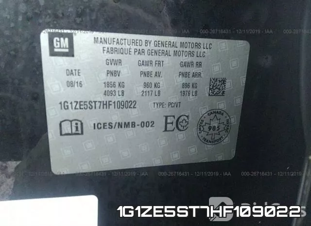 1G1ZE5ST7HF109022 фото 10