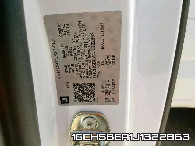 1GCHSBEA1J1322863 фото 2