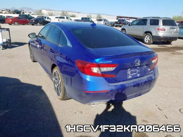 1HGCV1F32KA006466 фото 2