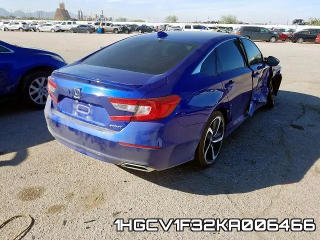 1HGCV1F32KA006466 фото 3