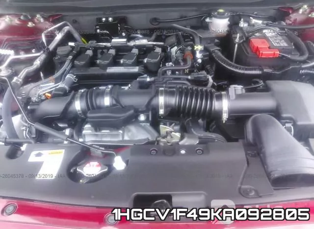 1HGCV1F49KA092805 фото 2