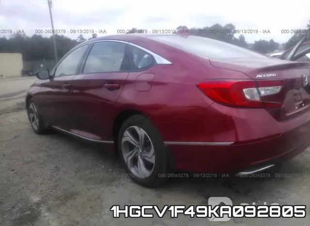1HGCV1F49KA092805 фото 4