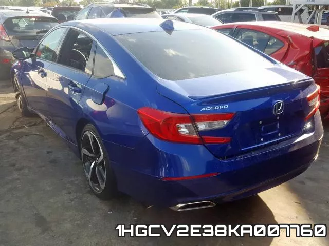 1HGCV2E38KA007760 фото 4