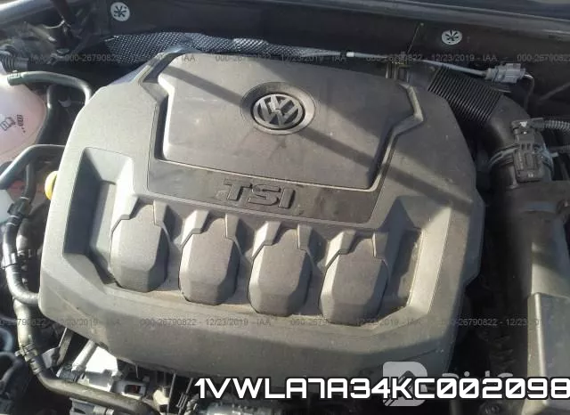 1VWLA7A34KC002098 фото 2