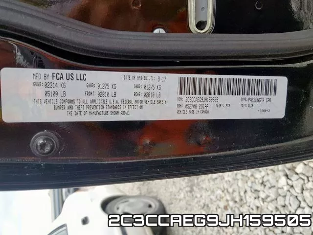 2C3CCAEG9JH159505 фото 2
