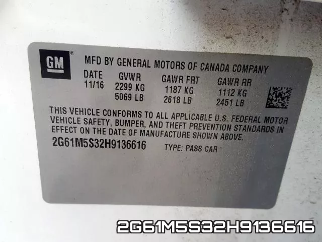 2G61M5S32H9136616 фото 2