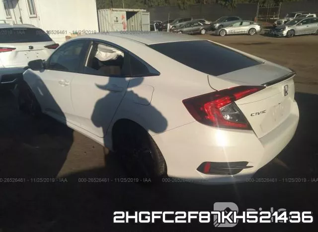 2HGFC2F87KH521436 фото 4