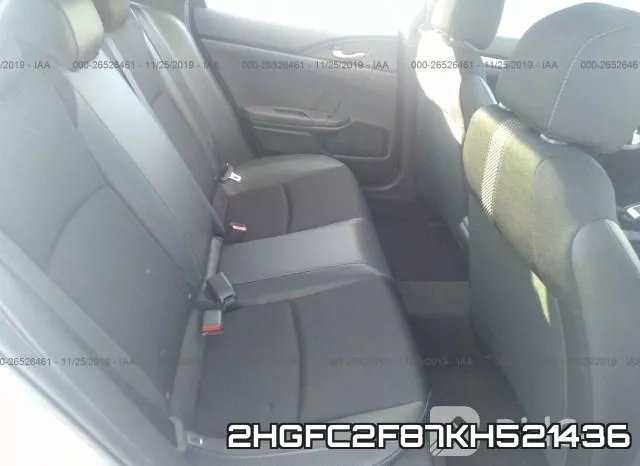 2HGFC2F87KH521436 фото 9