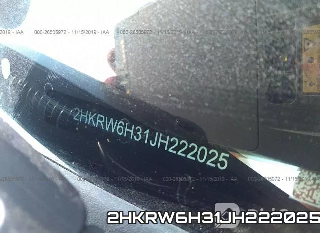 2HKRW6H31JH222025 фото 9