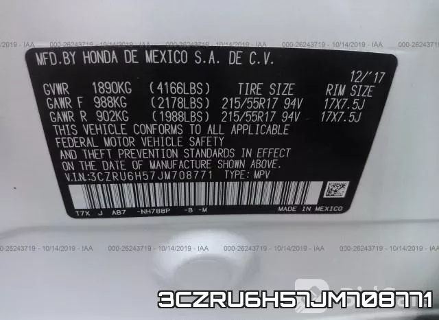 3CZRU6H57JM708771 фото 7