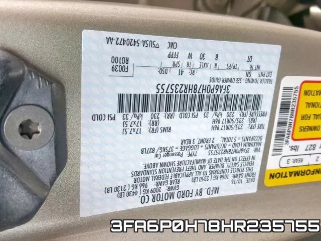 3FA6P0H78HR235755 фото 2
